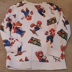 H M Shirts Tops Kids Super Mario Sweatshirt Poshmark